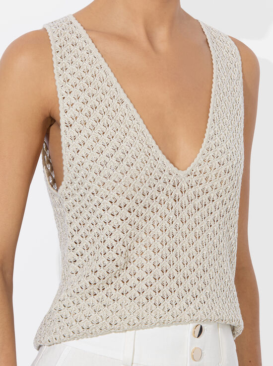 OATMEAL-ANNALISE POINTELLE TANK
