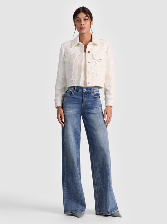 OFF WHITE-CHLOE TWEED JACKET