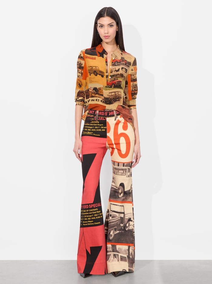 A+O X BRONCO SB BELL JEAN - 66 PHOTOGRAPHIC image 6 - Alice And Olivia