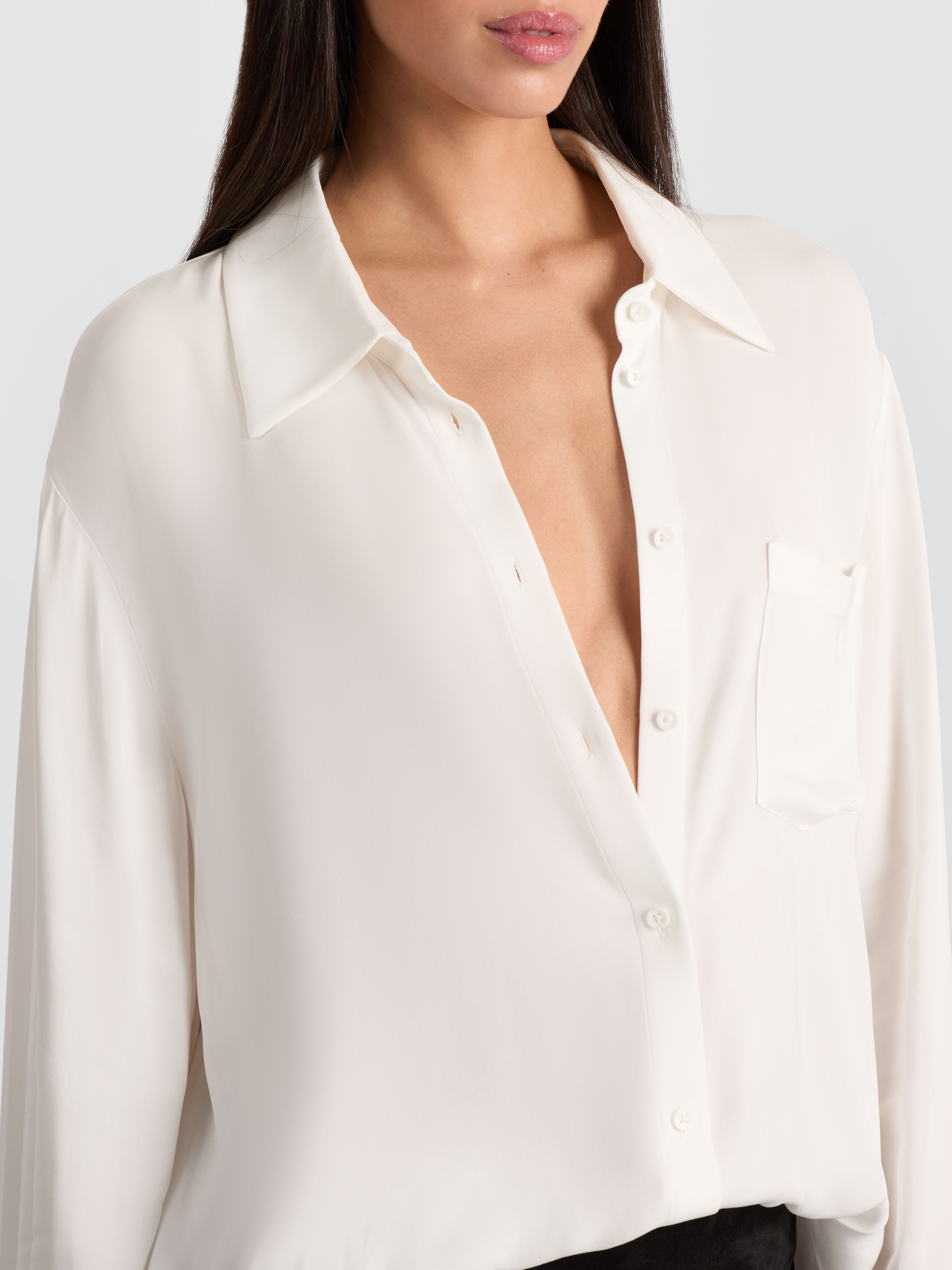❣️25新作 ♡ Alice+Olivia シルク長袖ブラウス 新品♡　659 Women's Designer Blouses & Shirts | Alice + Olivia