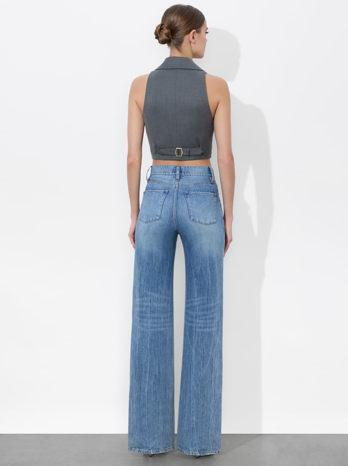 DONNA VEST - SHADOW GREY MELANGE image 2 - Alice And Olivia