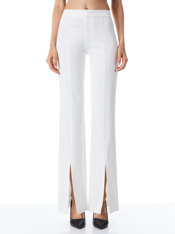 WALKER SLIM FRONT SLIT PANTS