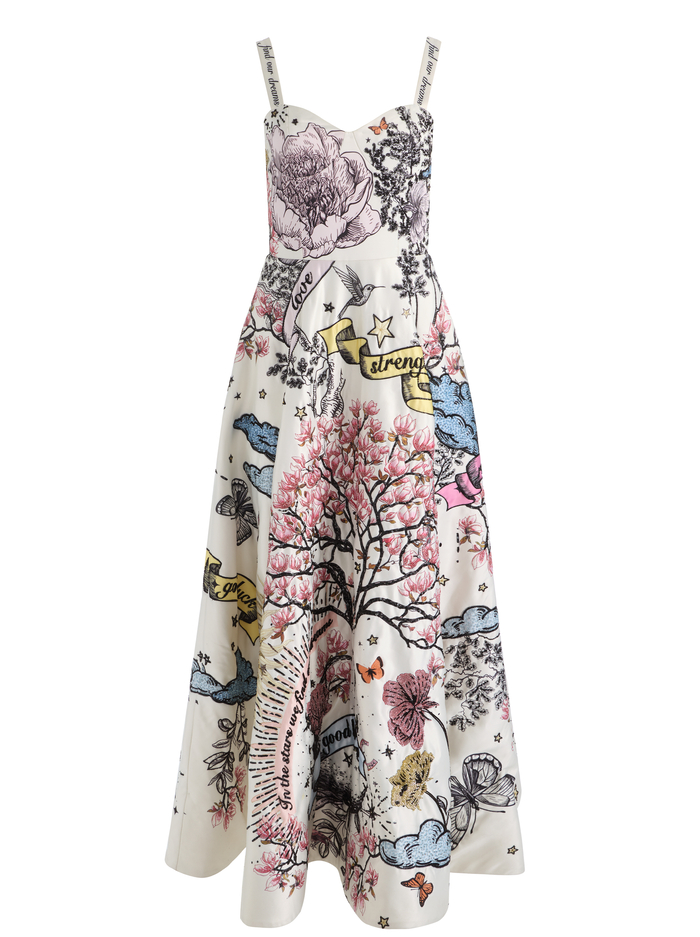 FIA EMBELLISHED MAXI GOWN - GOOD FORTUNE OFF WHITE image 7 - ALICE + OLIVIA