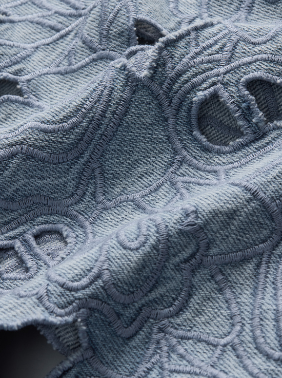 ROCKSTAR BLUE-CHIC LASER-CUT JEAN