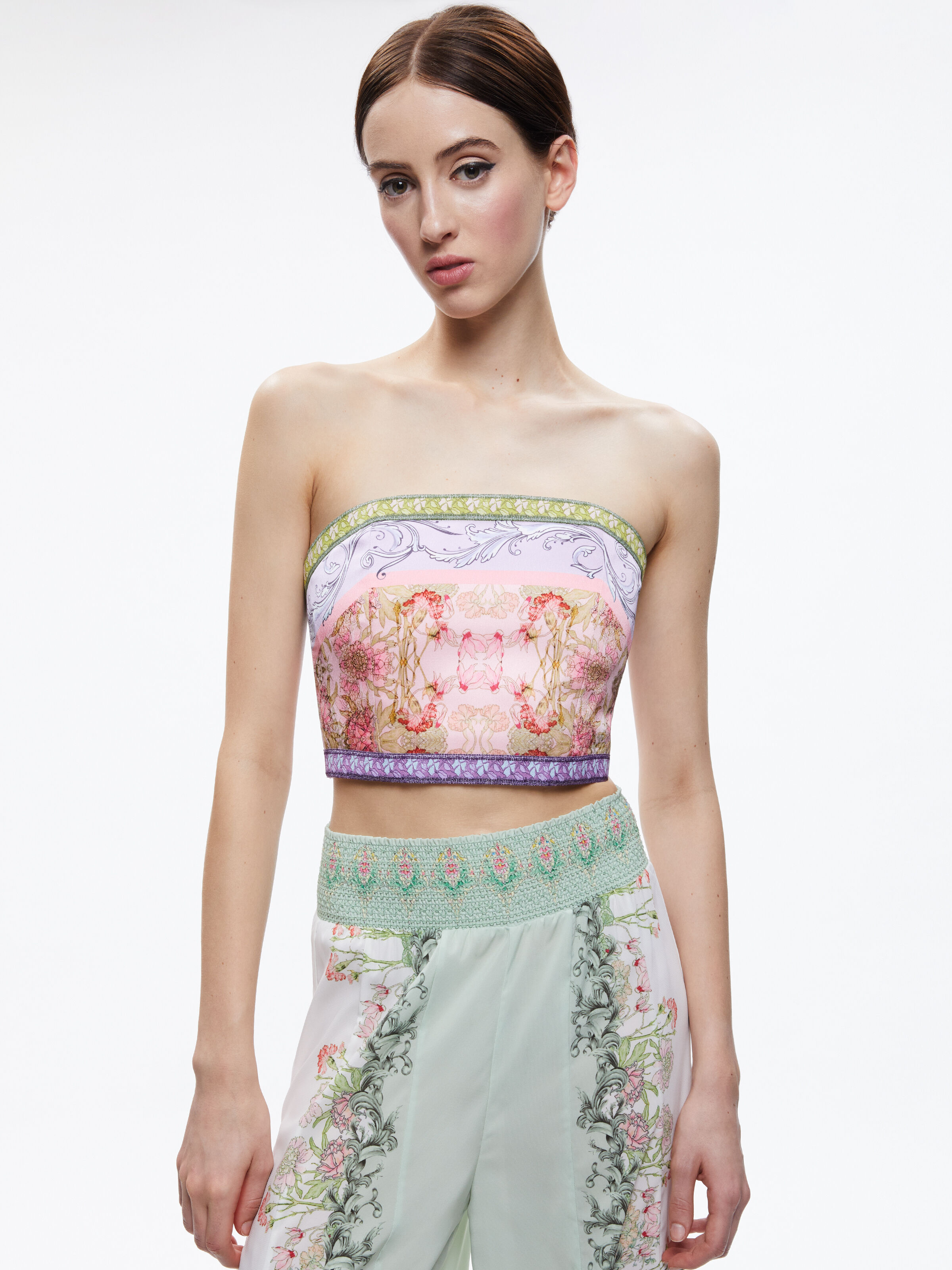 Smocked bandeau top hotsell