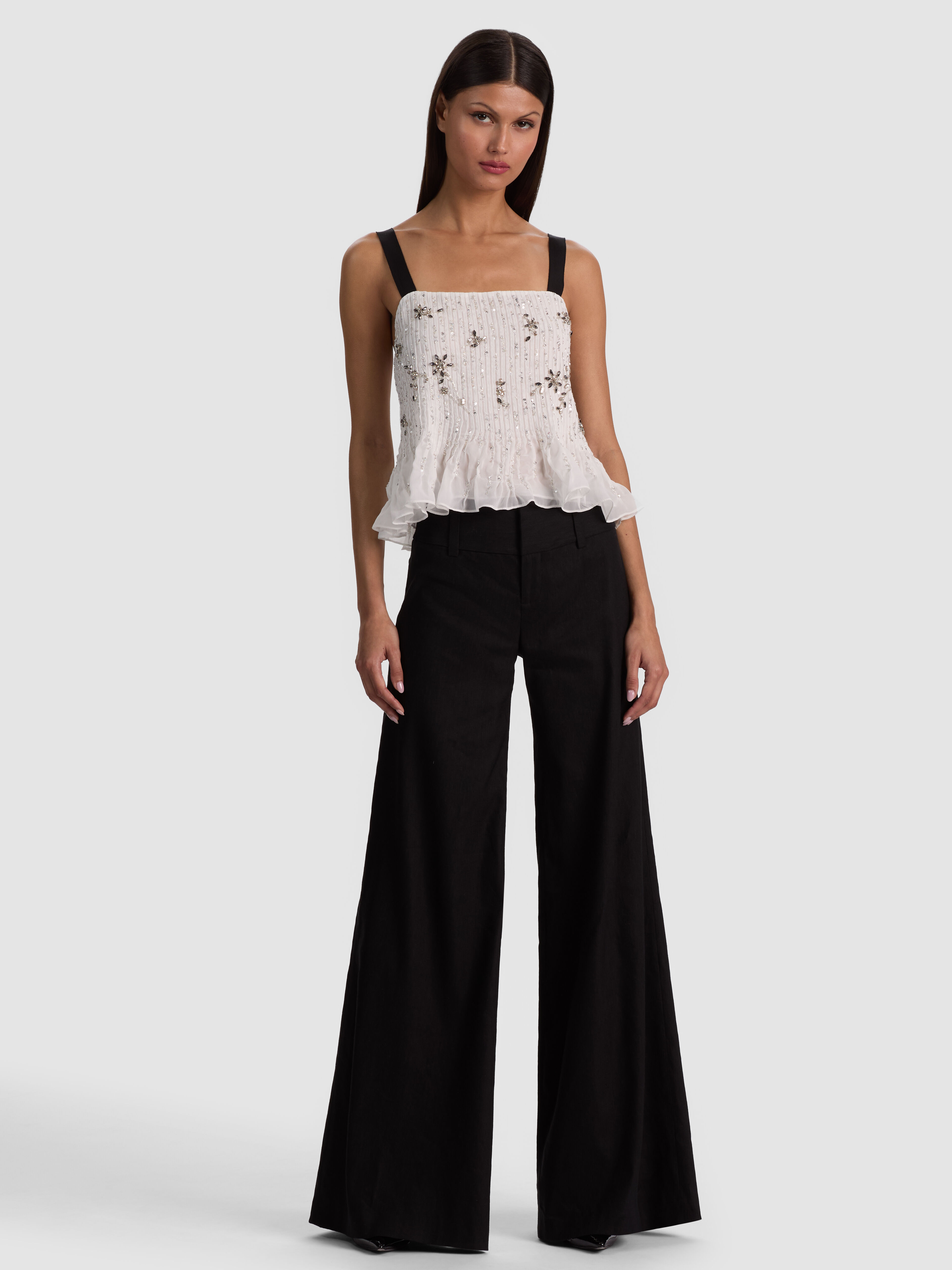 White Women's Designer Tops | ALICE + OLIVIA