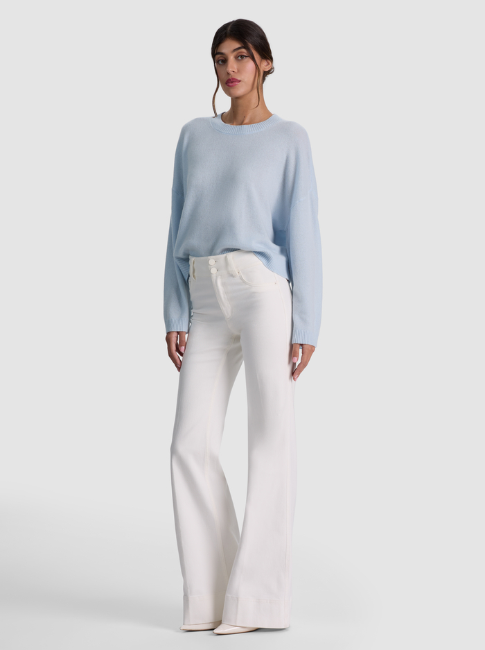 MARGIE CASHMERE PULLOVER - BLUE BREEZE image 4 - ALICE + OLIVIA