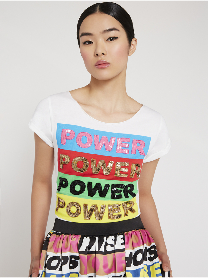 AO X LAKWENA MIKEY TEE - WHITE/MULTI image 1 - ALICE + OLIVIA
