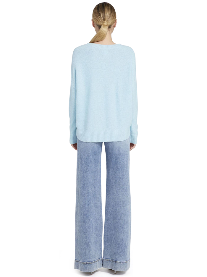 ROMA OVERSIZED PULLOVER - POWDER BLUE image 2 - Alice And Olivia