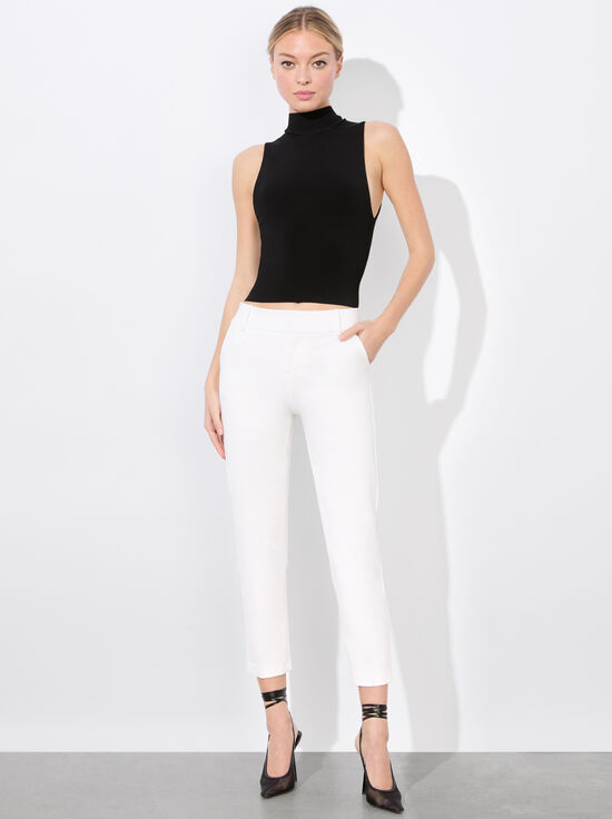 OFF WHITE-STACEY SLIM TROUSER