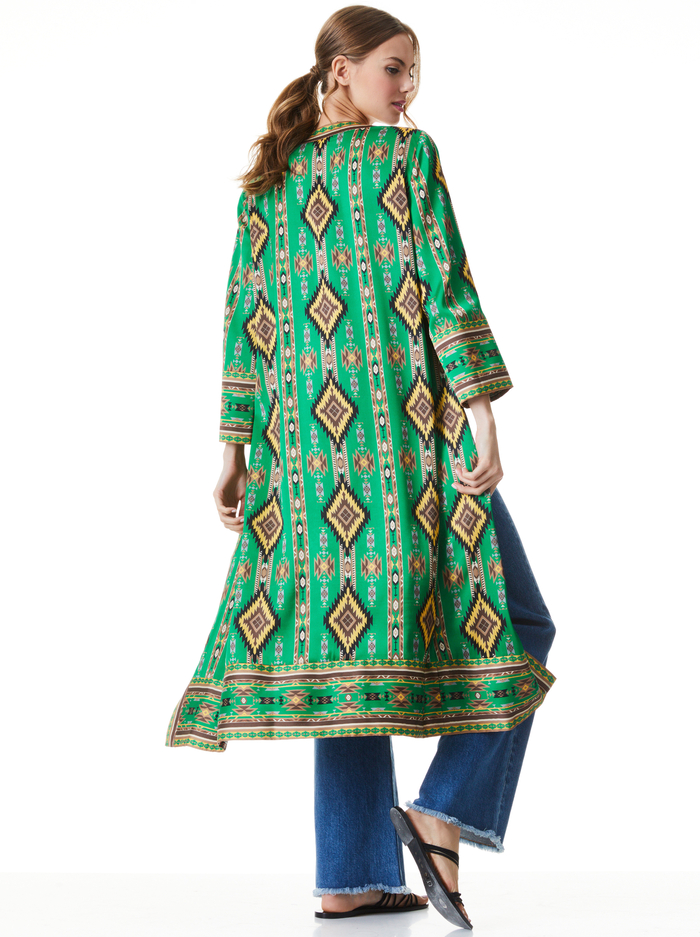 NESSA REVERSIBLE KIMONO  - PARADISE MULTI image 7 - ALICE + OLIVIA