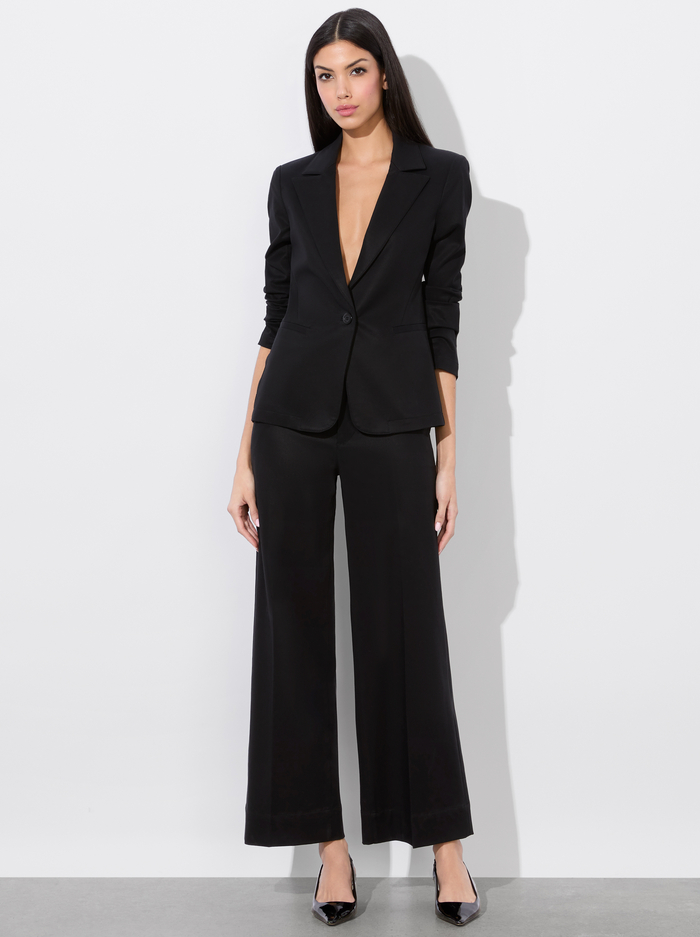 MACEY FITTED BLAZER - BLACK image 4 - Alice And Olivia