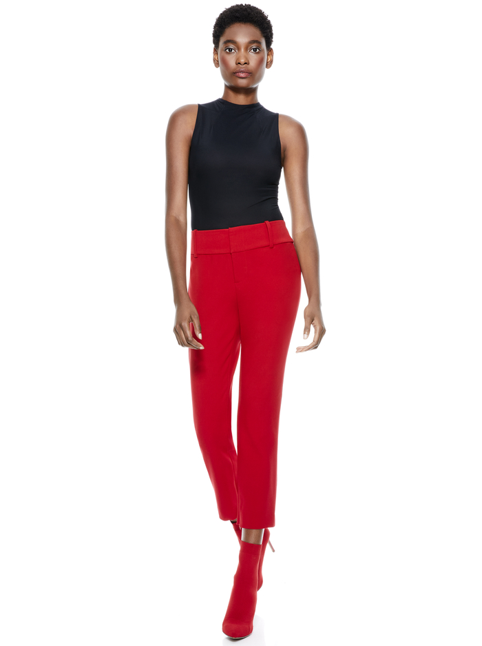 STACEY SLIM ANKLE PANT - RUBY image 5 - Alice And Olivia