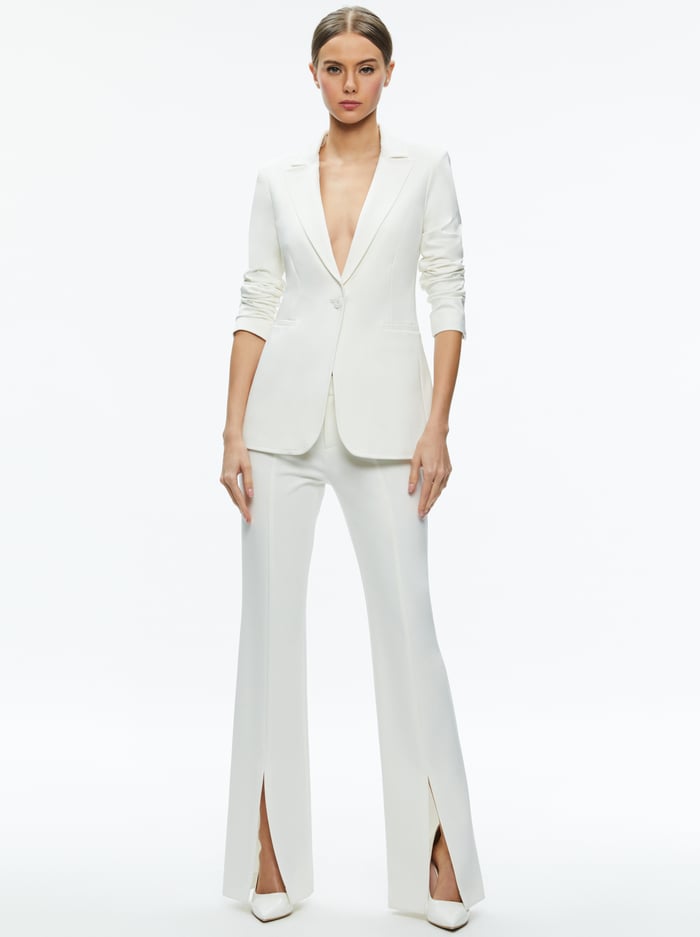 BREANN FITTED BLAZER - OFF WHITE image 2 - Alice And Olivia