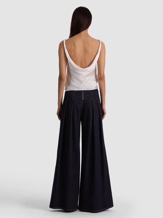 OFF WHITE-MONIQUE TWIST STRAP TANK