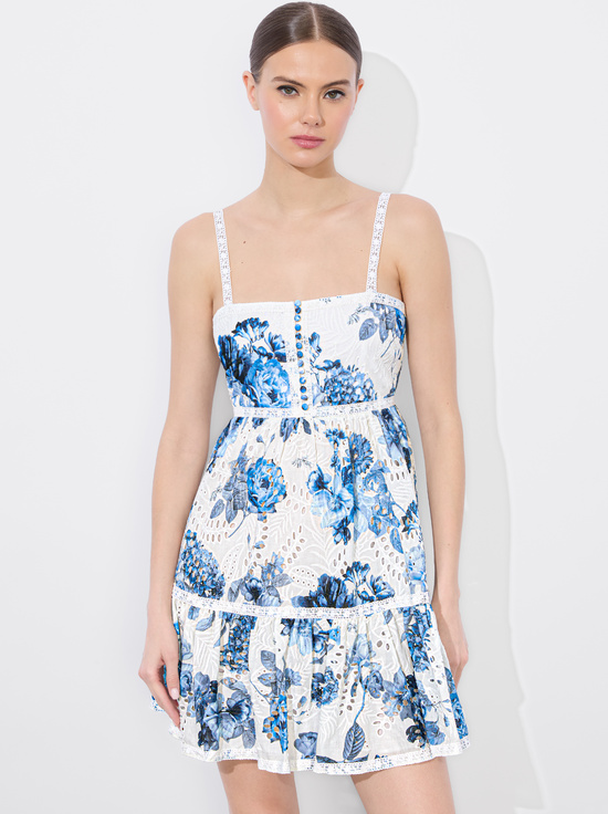AFFECTION SMALL-FALLON BABYDOLL MINI DRESS