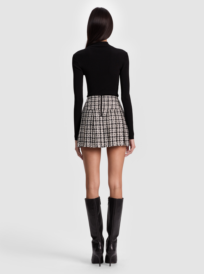 ROBERTA RIBBED TURTLENECK - BLACK image 2 - ALICE + OLIVIA