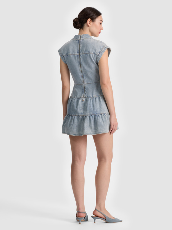 ROCKSTAR BLUE-MILA DENIM MINI DRESS