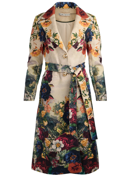 FORBIDDEN FOREST-JOELLE BELTED COAT