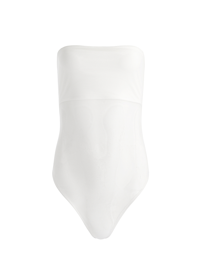 BANDEAU STRAPLESS BODYSUIT - OFF WHITE image 5 - Alice And Olivia