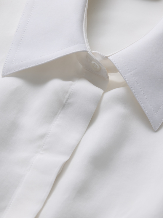 OFF WHITE-EDIE SEAMED CORSET BUTTON DOWN