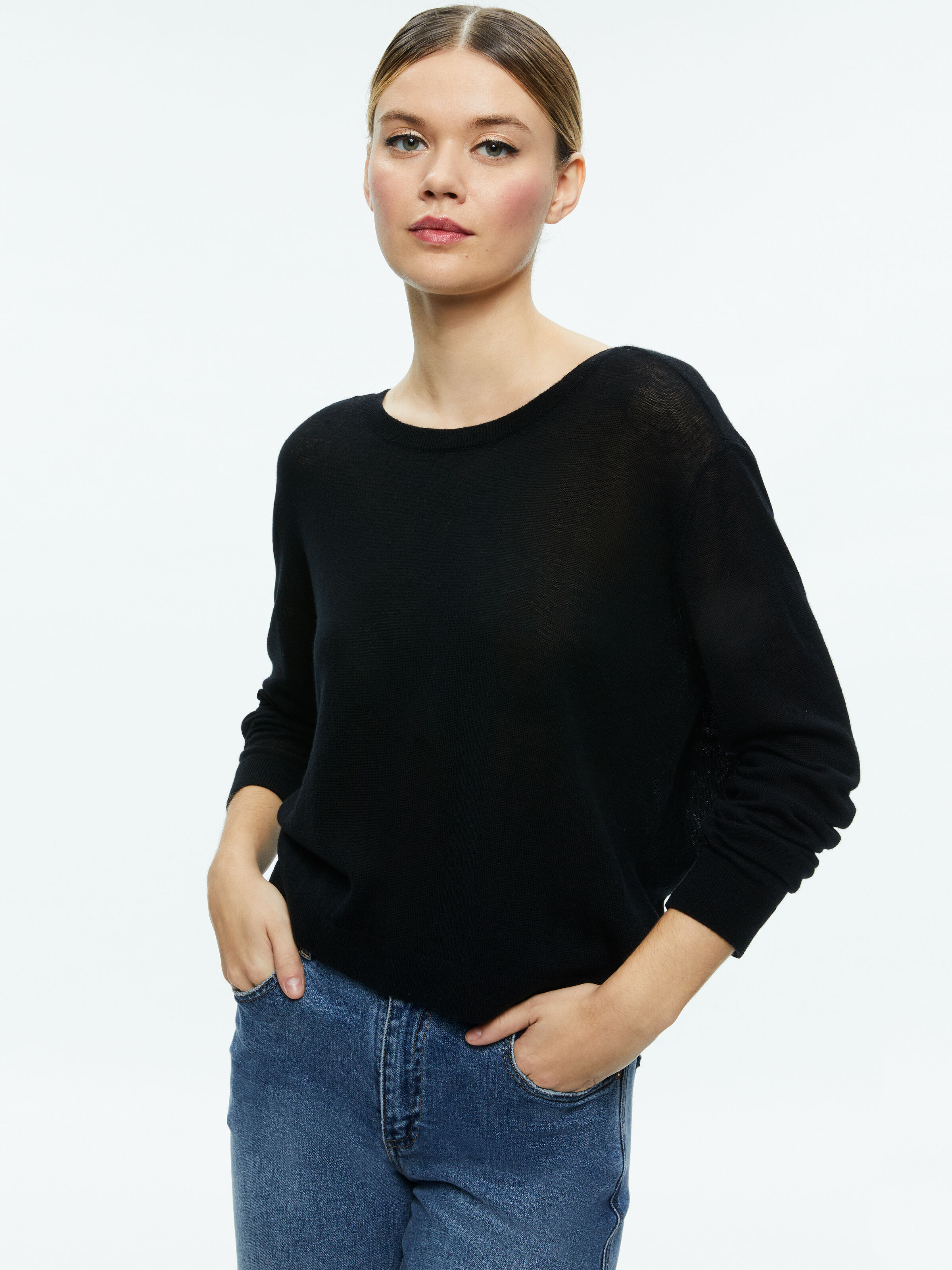 Designer sales black sweaters