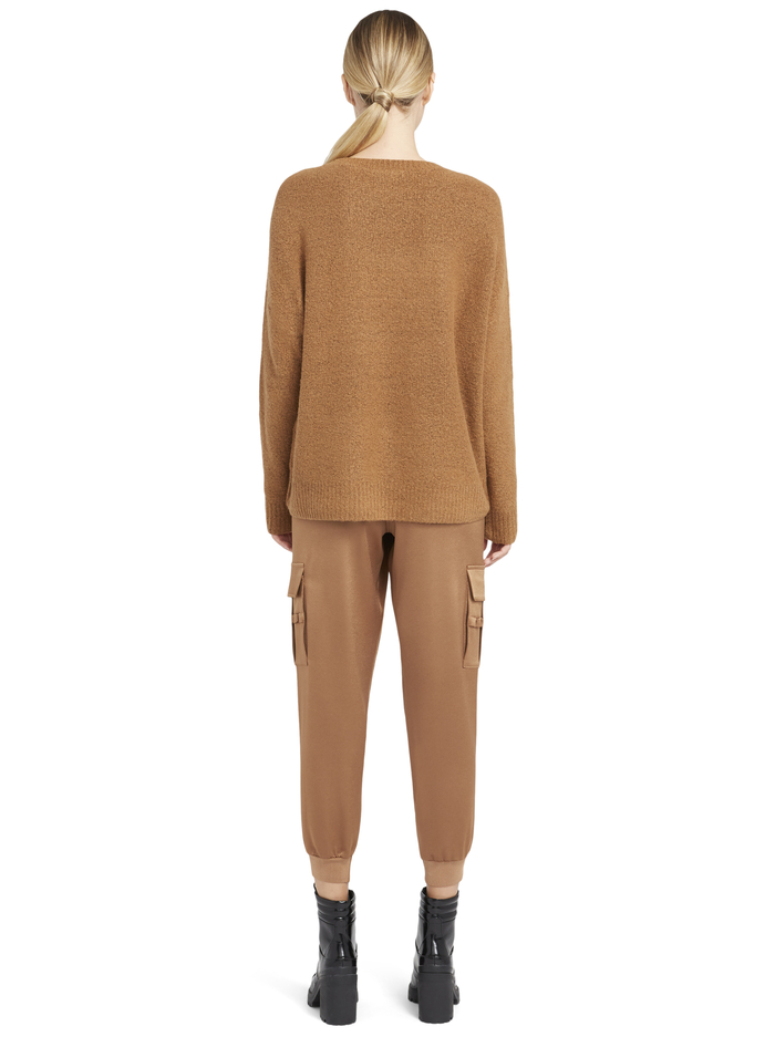 ROMA OVERSIZED PULLOVER - CAMEL image 1 - Alice And Olivia