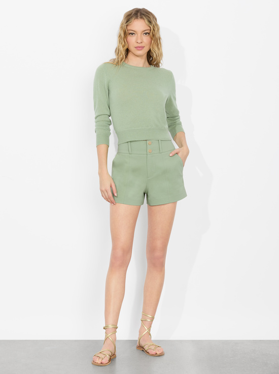 SAGE-CAROLANN SHRUNKEN PULLOVER