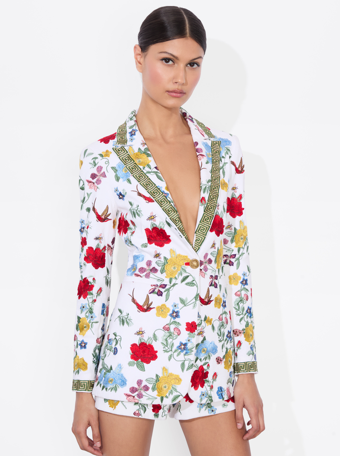 BREANN EMBROIDERED BLAZER - DOLLHOUSE - Alice And Olivia