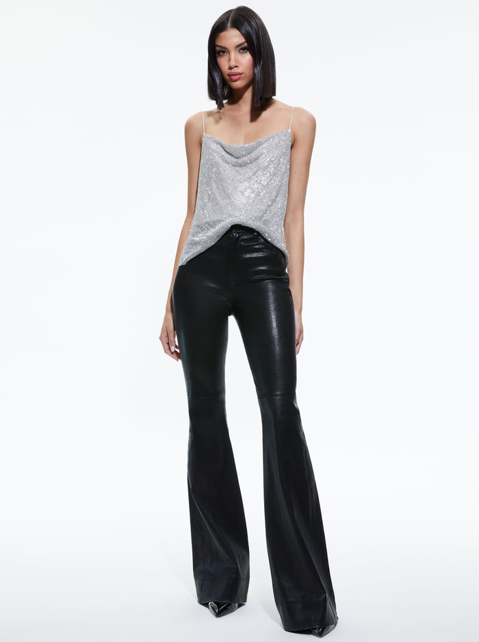HARMON CRYSTAL TANK - SILVER/CHAINMAIL image 2 - Alice And Olivia