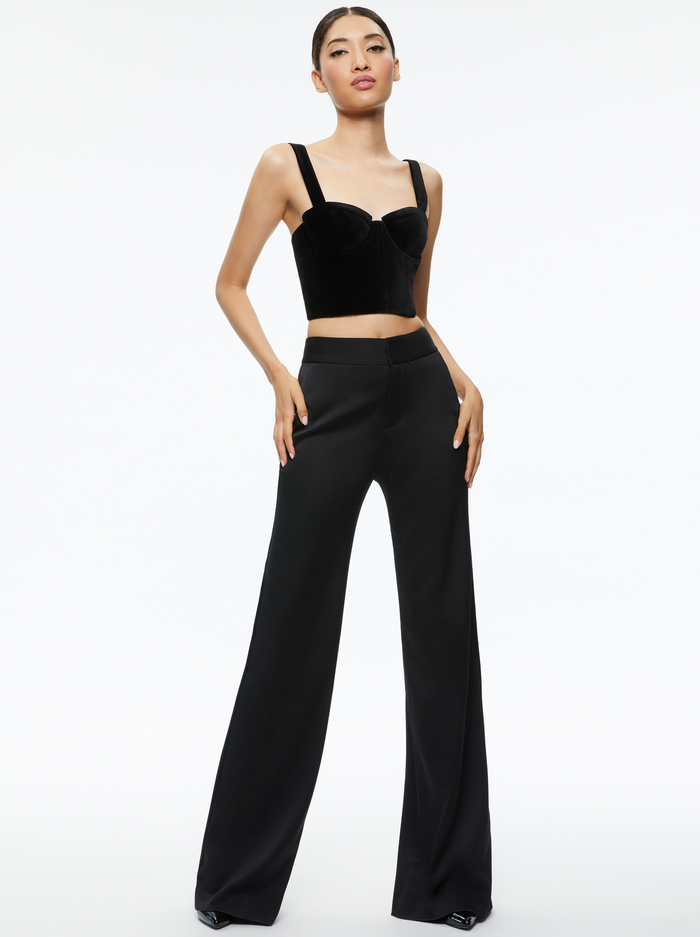 JEANNA BUSTIER TOP - BLACK image 2 - Alice And Olivia