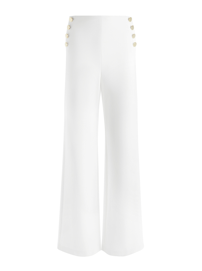 RAY HW FT BTN PANTS - OFF WHITE image 5 - Alice And Olivia