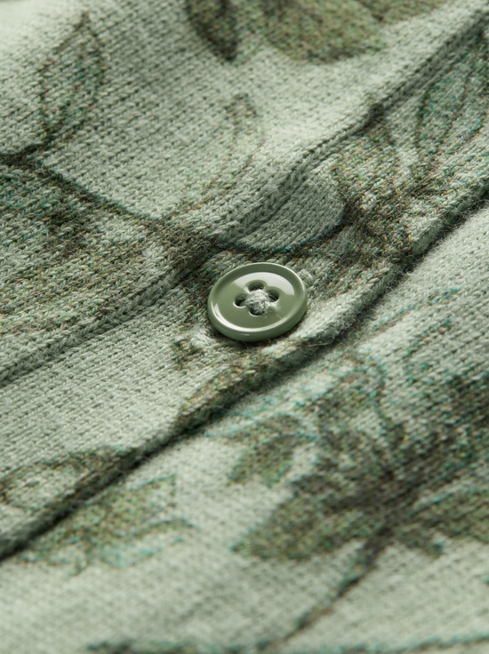 MYSTIC GARDEN SAGE-CARSON PRINTED CARDIGAN