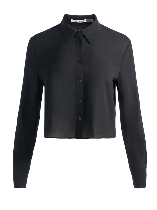 BLACK-LEON BUTTON DOWN