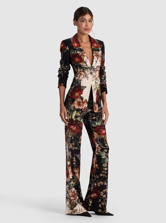 FLORAL RADIANCE-BREANN FITTED BLAZER
