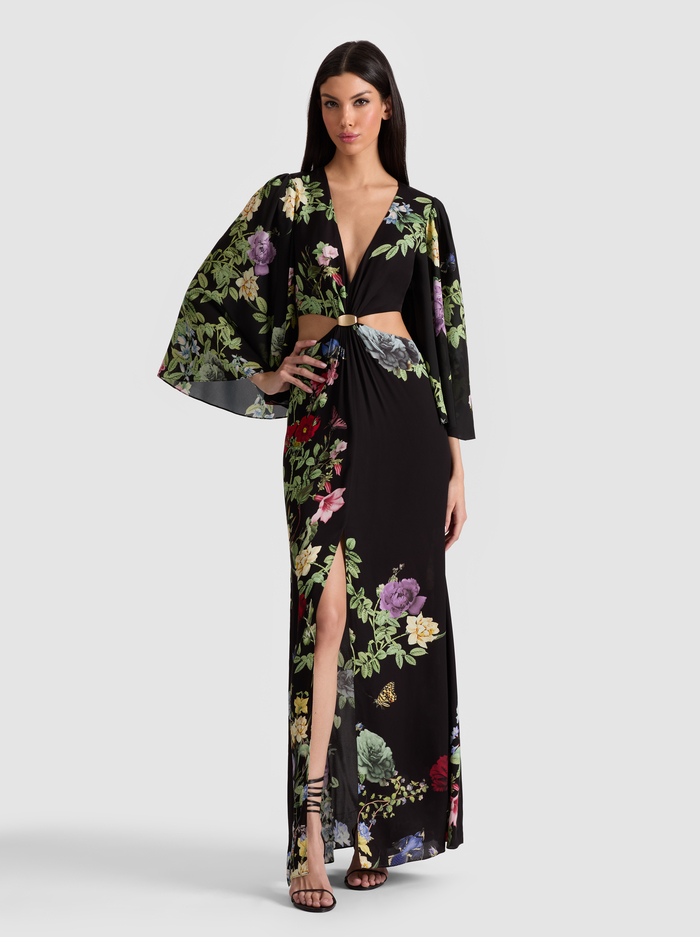 GEORGIANA MAXI DRESS - VENUS FLORAL image 3 - Alice And Olivia