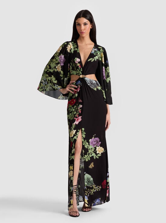 VENUS FLORAL-GEORGIANA MAXI DRESS