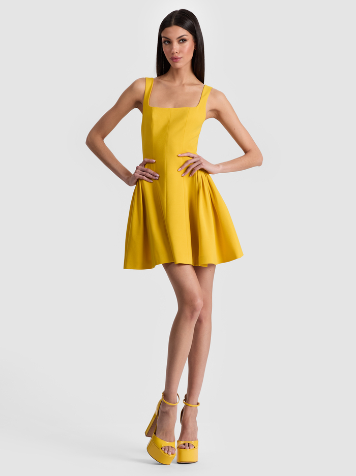 VERA MINI DRESS - GOLDEN HOUR image 4 - Alice And Olivia