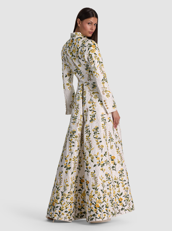 FRESH AIR BUTTER-WINN EMBELLISHED LONG JACKET