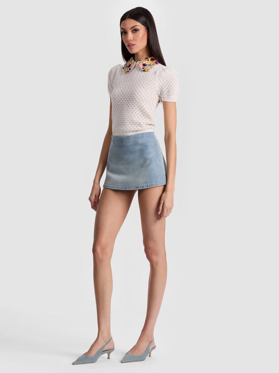 AMELIA BLUE-MACE MINI SKORT
