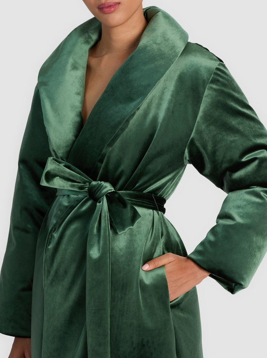 GREEN MYSTIQUE-IMA PUFFER COAT