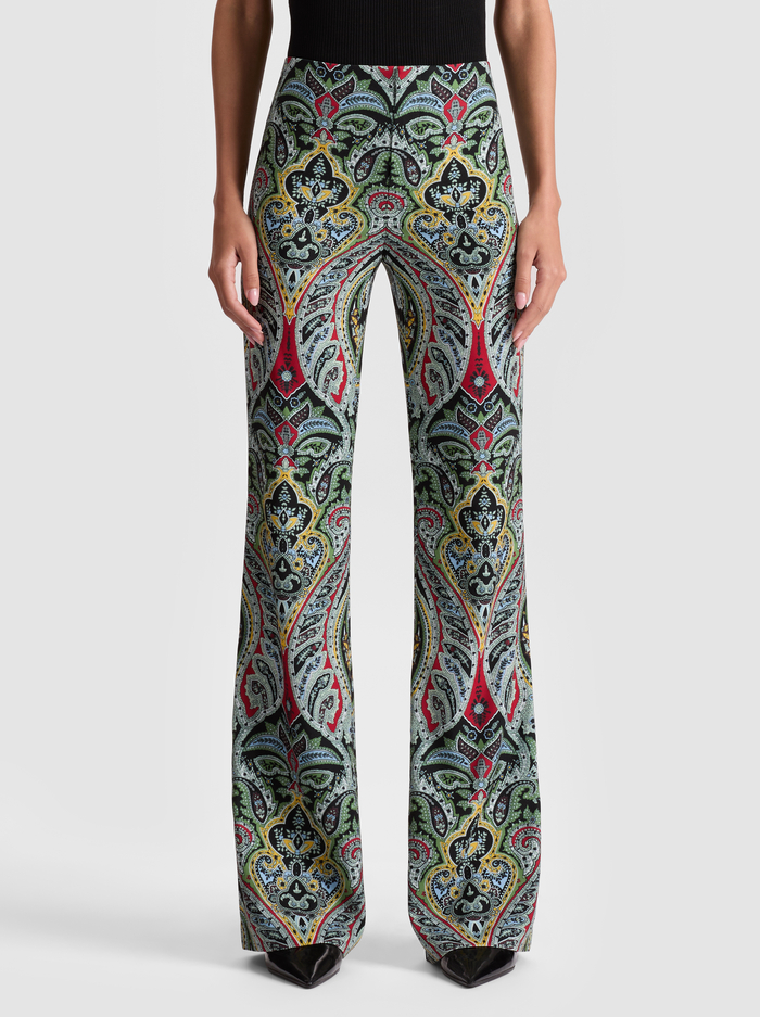 TEENY BOOTCUT PANT - PAISLEY POEM - Alice And Olivia