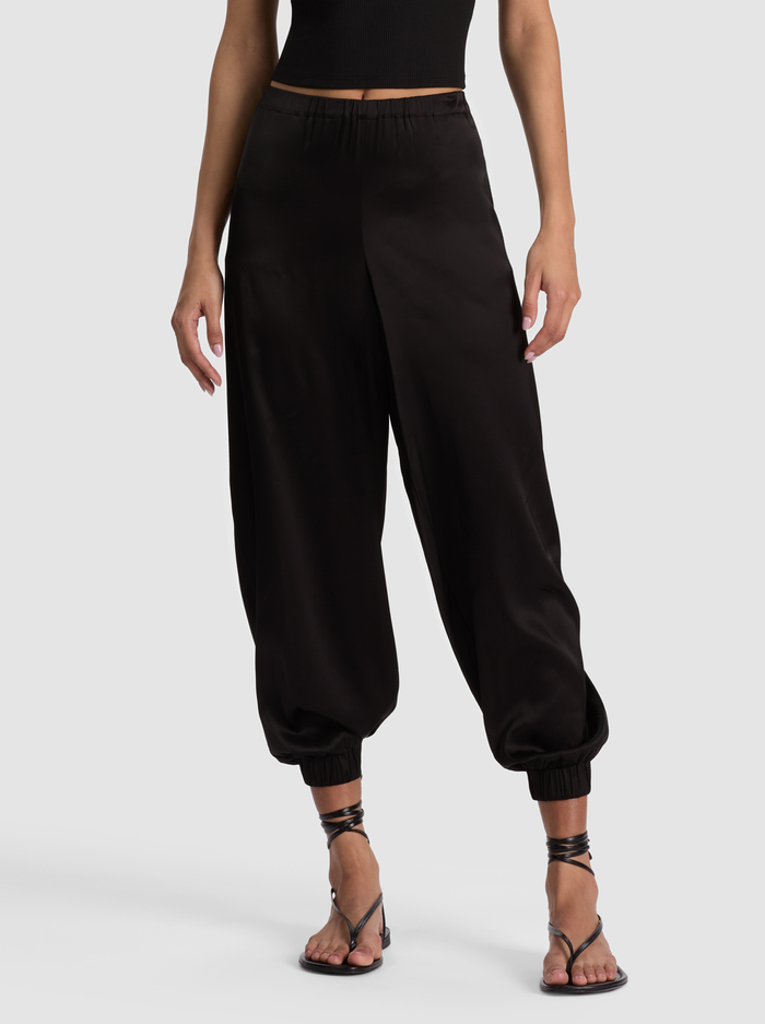 DECLAN PULL ON GENIE PANT - BLACK - ALICE + OLIVIA