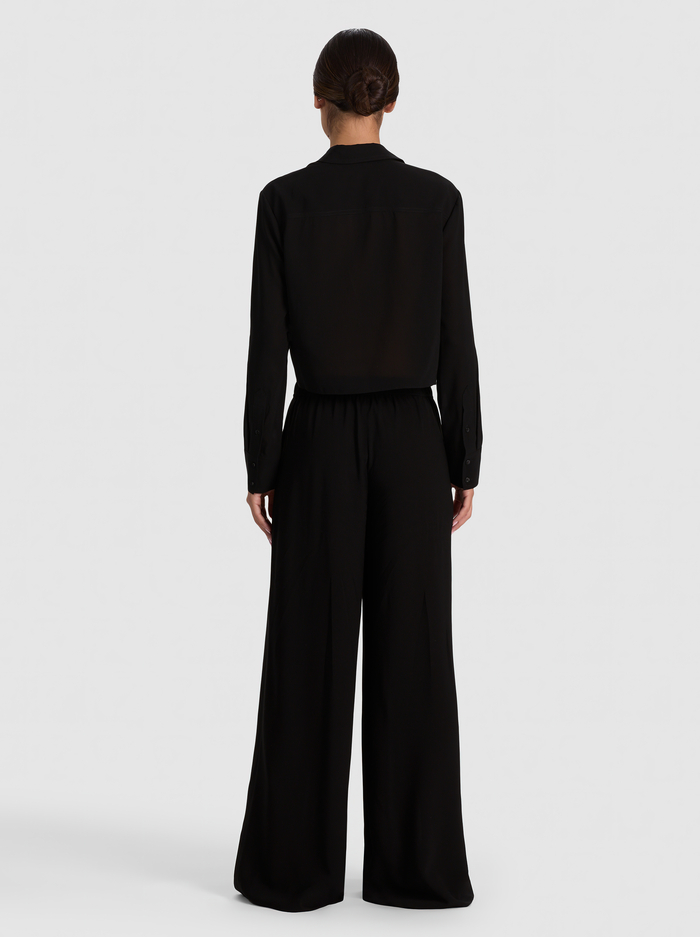 JENNA PLEATED PANT - BLACK image 2 - ALICE + OLIVIA