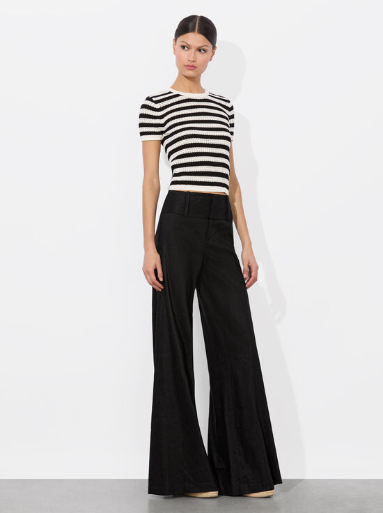 SOFT WHITE/BLACK-CIARA PULLOVER