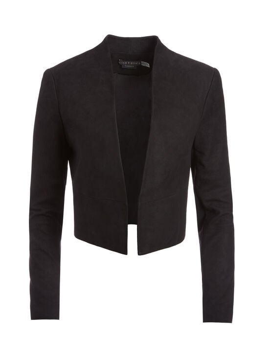 BLACK-HARVEY SUEDE JACKET