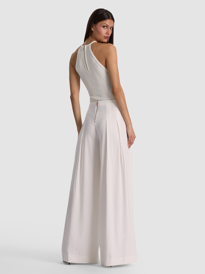 HEIDI POINTELLE TANK - SOFT WHITE image 2 - ALICE + OLIVIA