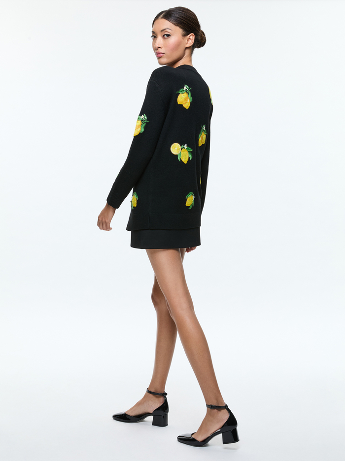 BRADFORD CARDIGAN - LEMON TREE image 2 - Alice And Olivia