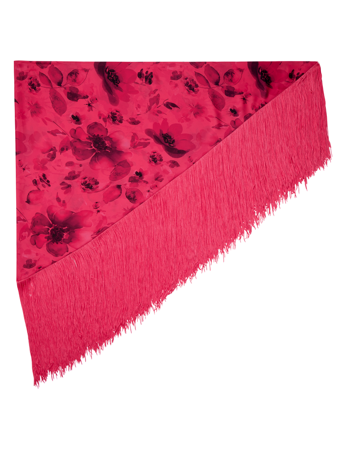 MESHA SHAWL SCARF - FLORAL FLING RASPBERRY image 4 - Alice And Olivia