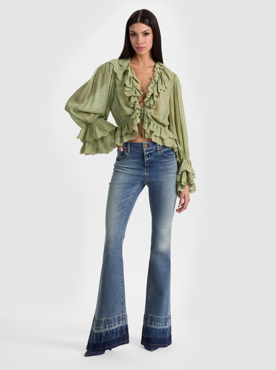 SAGE-TENNEY CROPPED TOP